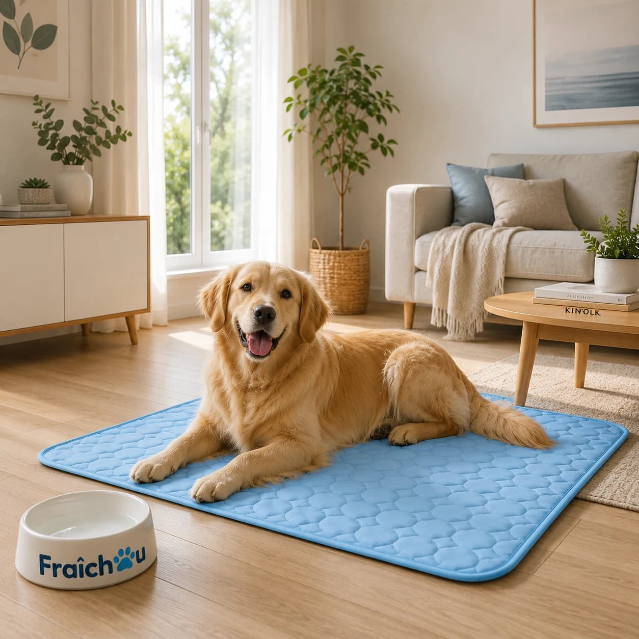Tapis Fraîchou rafraîchissant nomade pour chien